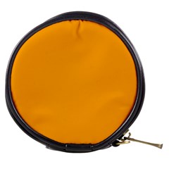 Color Orange Mini Makeup Bag