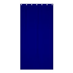 Color Navy Shower Curtain 36  X 72  (stall)  by Kultjers