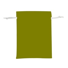 Color Olive Lightweight Drawstring Pouch (l) by Kultjers