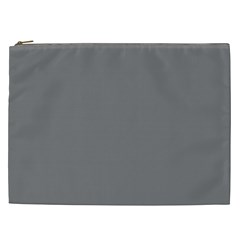 Color Grey Cosmetic Bag (xxl) by Kultjers