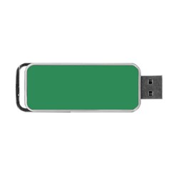 Color Sea Green Portable Usb Flash (two Sides) by Kultjers