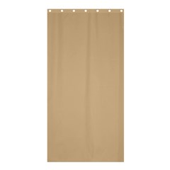 Color Tan Shower Curtain 36  X 72  (stall)  by Kultjers