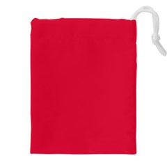 Color Crimson Drawstring Pouch (5xl) by Kultjers