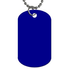 Color Dark Blue Dog Tag (one Side) by Kultjers