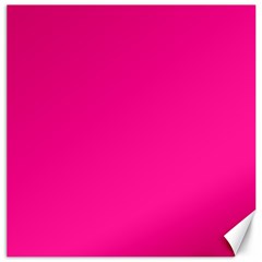 Color Deep Pink Canvas 12  X 12  by Kultjers