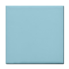 Color Light Blue Tile Coaster by Kultjers