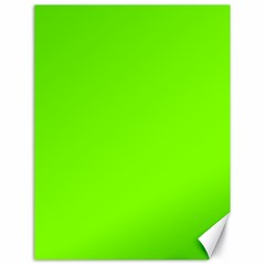 Color Chartreuse Canvas 18  X 24  by Kultjers