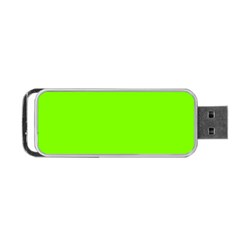 Color Chartreuse Portable Usb Flash (one Side)