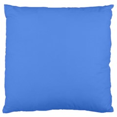 Color Cornflower Blue Large Cushion Case (two Sides) by Kultjers