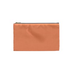 Color Light Salmon Cosmetic Bag (small) by Kultjers