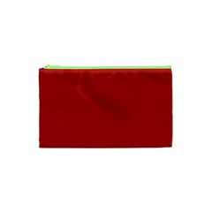 Color Firebrick Cosmetic Bag (xs)