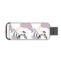 Tropical Floral Pattern Portable USB Flash (Two Sides)