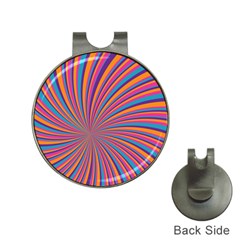 Psychedelic Groovy Pattern 2 Hat Clips with Golf Markers