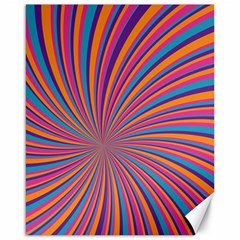 Psychedelic Groovy Pattern 2 Canvas 16  X 20  by designsbymallika
