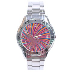 Psychedelic Groovy Pattern 2 Stainless Steel Analogue Watch