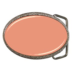 Color Dark Salmon Belt Buckles by Kultjers