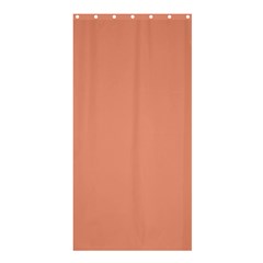 Color Dark Salmon Shower Curtain 36  X 72  (stall)  by Kultjers