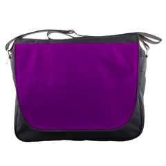 Color Dark Magenta Messenger Bag by Kultjers