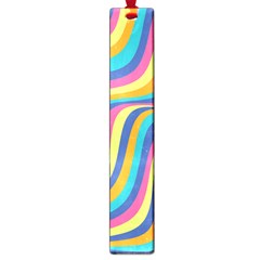 Psychedelic Groocy Pattern Large Book Marks by designsbymallika