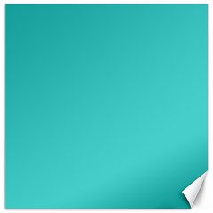 Color Medium Turquoise Canvas 16  X 16  by Kultjers