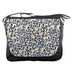 Alphabets Love Messenger Bag by designsbymallika