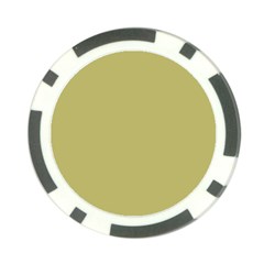 Color Dark Khaki Poker Chip Card Guard by Kultjers