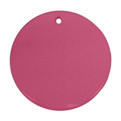 Color Pale Violet Red Ornament (Round)