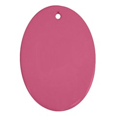 Color Pale Violet Red Ornament (Oval)