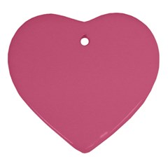 Color Pale Violet Red Ornament (Heart)