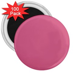 Color Pale Violet Red 3  Magnets (100 pack)