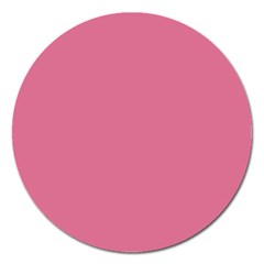 Color Pale Violet Red Magnet 5  (Round)