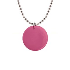 Color Pale Violet Red 1  Button Necklace