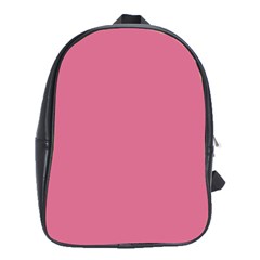 Color Pale Violet Red School Bag (XL)