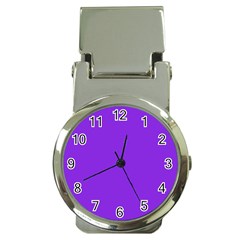 Color Blue Violet Money Clip Watches by Kultjers