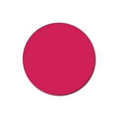 Color Cherry Rubber Coaster (round) 