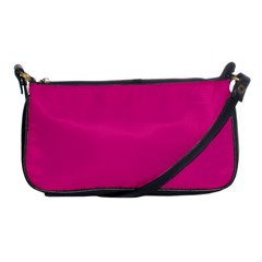 Color Barbie Pink Shoulder Clutch Bag