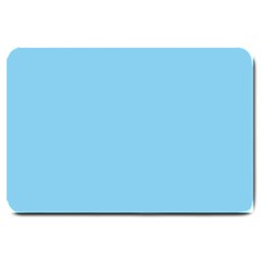 Color Baby Blue Large Doormat 