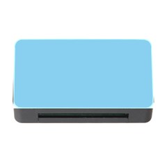 Color Baby Blue Memory Card Reader With Cf by Kultjers