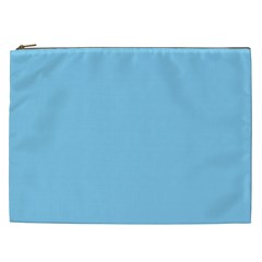 Color Baby Blue Cosmetic Bag (XXL)