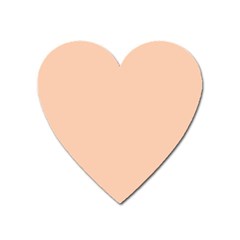 Color Apricot Heart Magnet