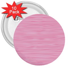 Pink Knitted Pattern 3  Buttons (10 Pack)  by goljakoff