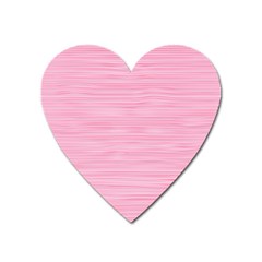 Pink Knitted Pattern Heart Magnet by goljakoff