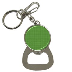 Green Knitted Pattern Bottle Opener Key Chain by goljakoff