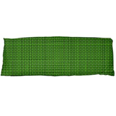 Green Knitted Pattern Body Pillow Case (dakimakura) by goljakoff