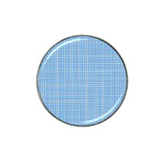 Blue Knitted Pattern Hat Clip Ball Marker (10 Pack) by goljakoff