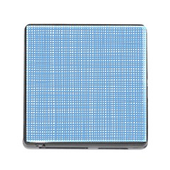Blue Knitted Pattern Memory Card Reader (square 5 Slot) by goljakoff