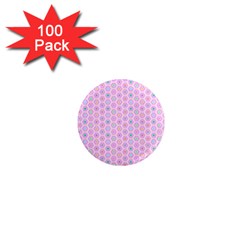 Hexagonal Pattern Unidirectional 1  Mini Magnets (100 Pack) 