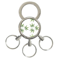 Cannabis Curative Cut Out Drug 3-ring Key Chain by Dutashop