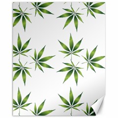 Cannabis Curative Cut Out Drug Canvas 11  X 14 