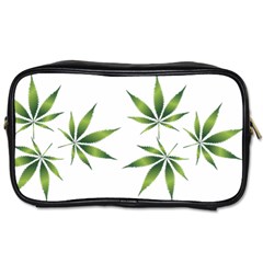 Cannabis Curative Cut Out Drug Toiletries Bag (two Sides)